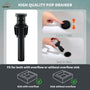 8-Inch Bathroom Sink Faucet with LED Temperature-Responsive