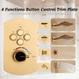 Luxurious Balancing Valve Shower System with 360° Body Jets and Water Bar Spray
