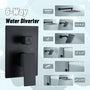 12-inch Dual Shower System with 3-Function & 6 Position Settings