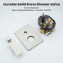 10" Three Function Pressure Balance Shower System with Valve Included