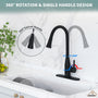 Touchless Kitchen Faucet with Dual Spray 360° Rotation and Pull Down Sprayer