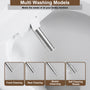 Smart Elongated Toilet with Built-in Heated Bidet Seat & Side Button