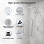 10" Square Brass Shower System with Handheld Shower and Pressure Balance Valve