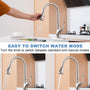 3-Spray Patterns 1.8 GPM Touchless Pull Down Sprayer Kitchen Faucet