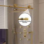48"x76" Frameless Shower Door with Cushioned Single Slide Shower Enclosure in Brushed Nickel/Chrome/Matte Black/Brushed Gold
