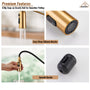 Commercial Style Pull-Down Single Handle 19" Kitchen Faucet