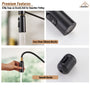 Commercial Style Pull-Down Single Handle 19" Kitchen Faucet