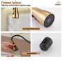  Pull-Down Sprayer Kitchen Faucet with 360° Swivel, Three Functions for Effortless Cooking and Cleaning