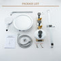12" Rainfall Thermostatic Shower System with 3-Function Hand Shower - OCTAGON