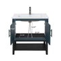 Freestanding Bathroom Vanity with White Ceramic Sink & Hot and Cold Faucet