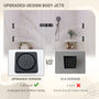 27.55*13.78 inch 4-Function Luxury Digital Shower System with LED & Bluetooth