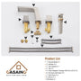 3-Hole Deck-Mounted Waterfall Basin Faucet Bathroom Sink Faucet