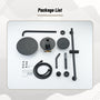 10-inch 3-Function Dual Shower Head System with 6 Position Settings & Slide Bar