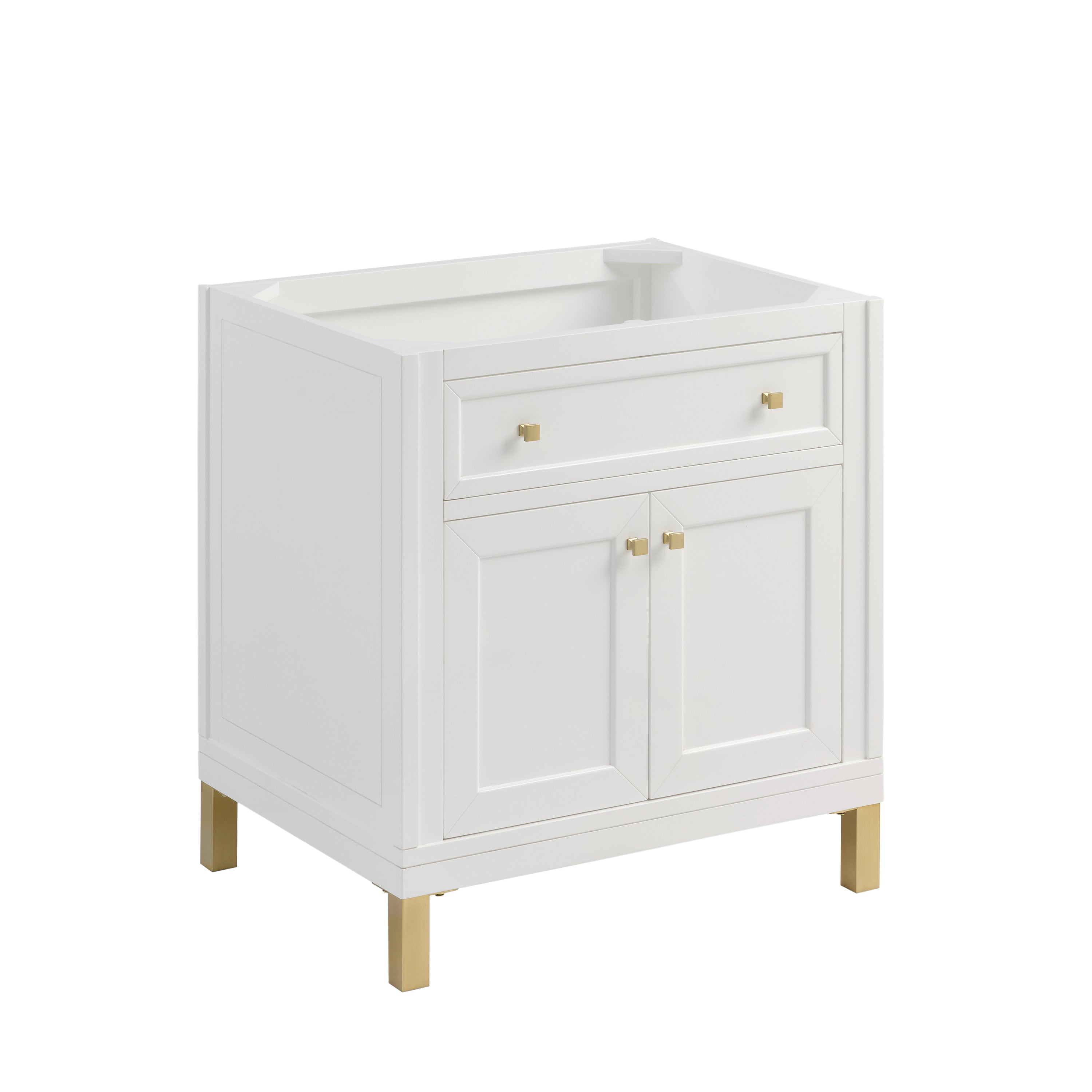 James Martin Chicago 30" Single Vanity, Glossy White
