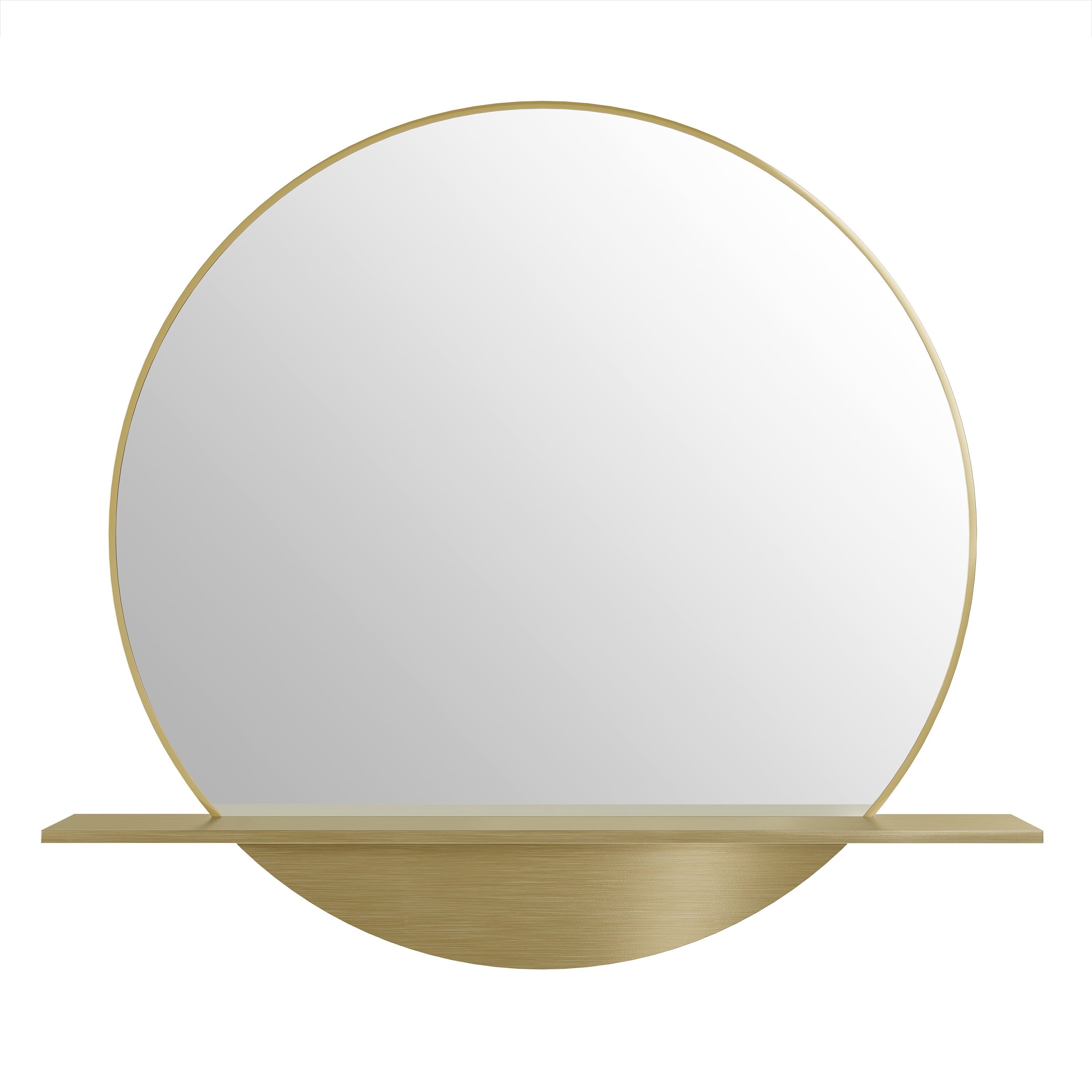 James Martin Platform 24" Mirror, Radiant Gold