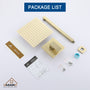 Rainfall Shower System 10" Wall Mount Single Function Showerhead