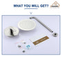 10" Wall Mount Round Shower Faucet Rain Shower System (Valve Included)