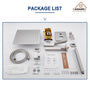 10 in./12 in. Ceiling Mount Shower System with Hand Shower & Tub Spout