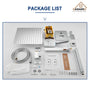10 in./12 in. Ceiling Mount Shower System with Hand Shower & Tub Spout
