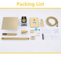 10" Brushed Gold Stainless Steel Rain Shower System with Balance Valve
