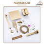 12" Shower System Square Top 3-Function Showerhead