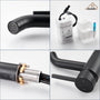 Single Handle Bathroom Basin Faucet with Pop-Up Drain, Infrared Sensor, Modern Design