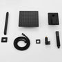 10" Square Bathroom Ceiling-Mount Shower System with Handheld Shower