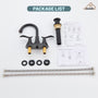 Casainc 2-Handle Centerset Bathroom Faucet for Bathroom Sink Vanity Faucet 360° Swivel Spout