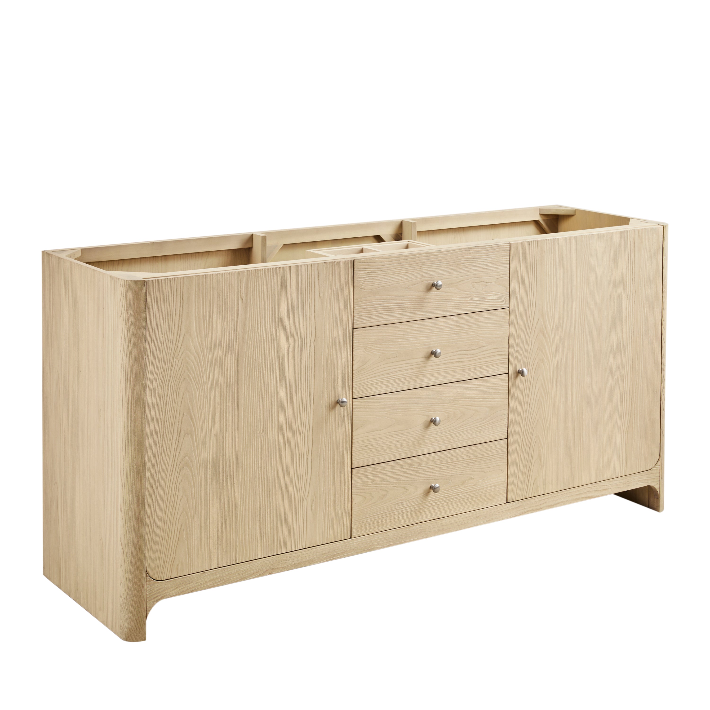James Martin Gracyn 72" Double Bathroom Vanity, Coastal Driftwood