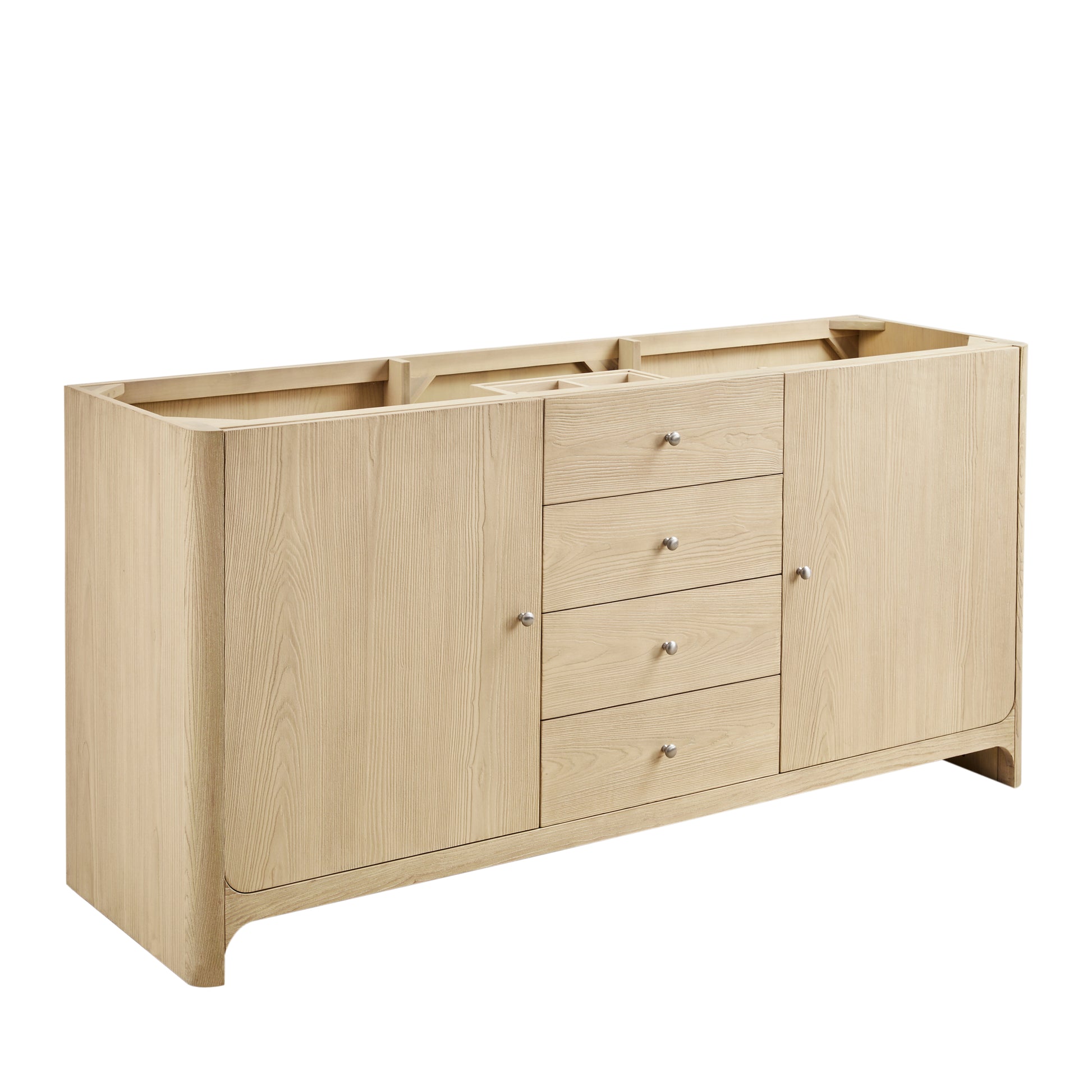 James Martin Gracyn 72" Double Bathroom Vanity, Coastal Driftwood