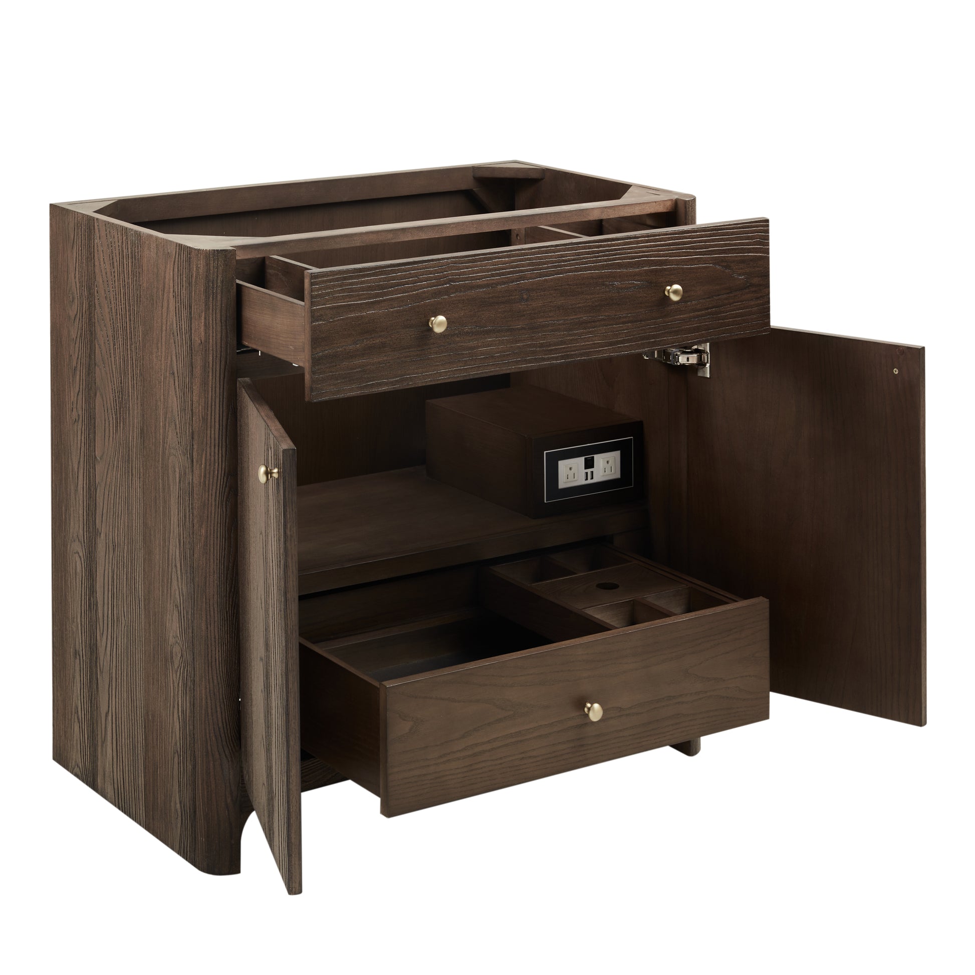 James Martin Gracyn 36" Single Bathroom Vanity, Sable